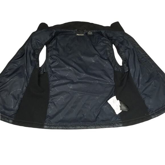Marmot‎ Kitzbuhel Quilted Puffer Vest Full Zip Jacket Black Navy Women's Small - Picture 11 of 12